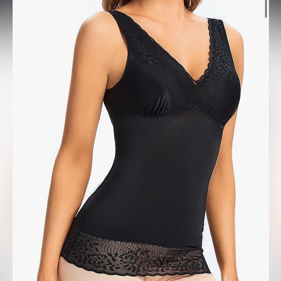 Joyshaper Women’s Lace Feminine Romantic Tummy Control Shapewear Layering Cami S - Picture 2 of 9